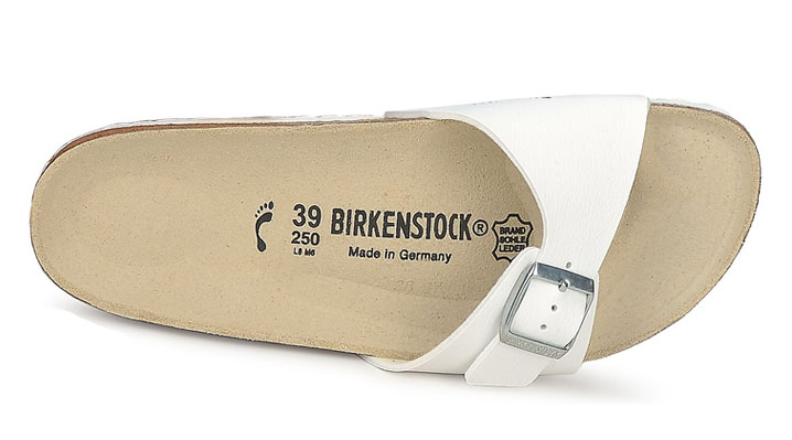 Birkenstock Madrid Birko Flor White UK 4.5 EUR 37 (40731)