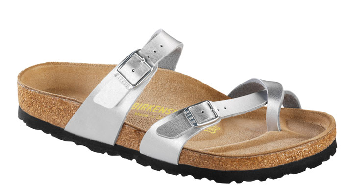 birkenstock mayari silver 39