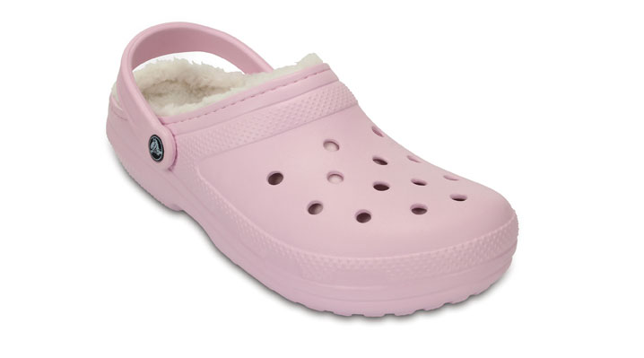 ballerina pink lined crocs
