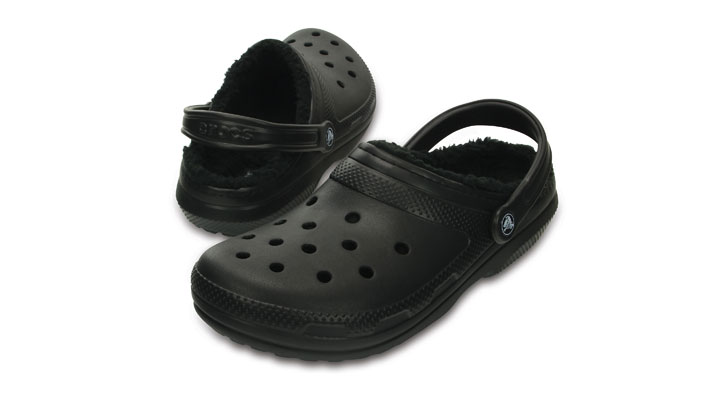 Crocs Classic Lined Clog Black/Black UK 12 EUR 48-49 US M13 (203591-060)