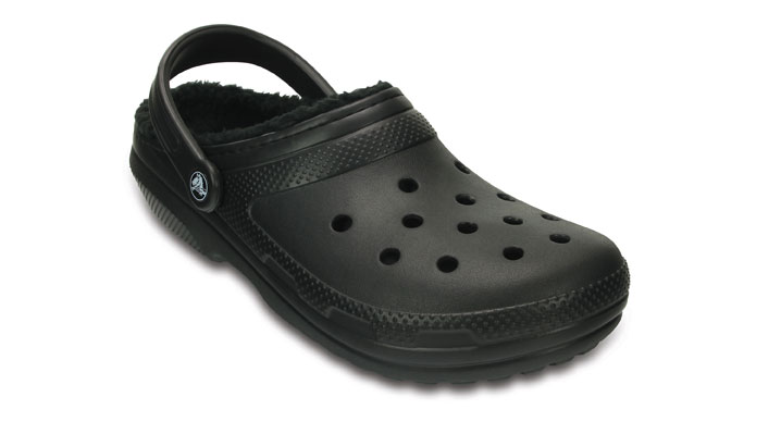 Crocs Classic Lined Clog Black/Black UK 8-9 EUR 42-43 US M9/W11 (203591-060)