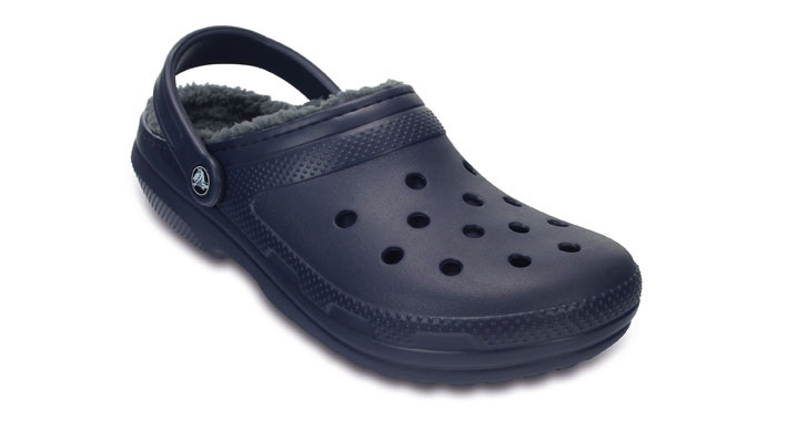 Crocs Classic Lined Clog Navy/Charcoal UK 3-4 EUR 36-37 US M4/W6 (203591-459)