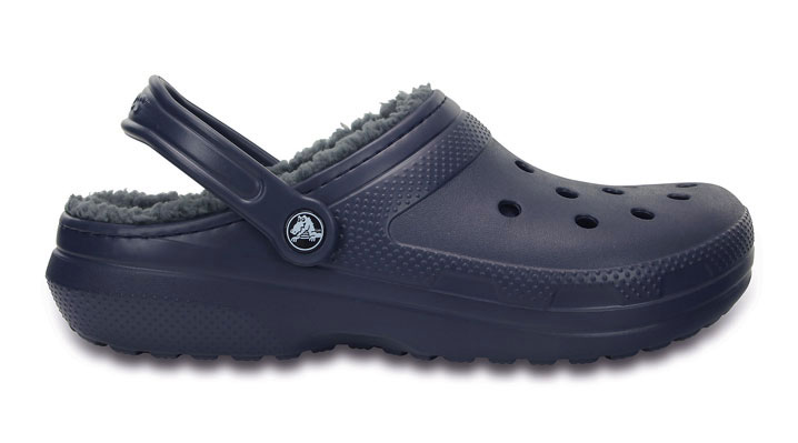 Crocs Classic Lined Clog Navy/Charcoal UK 3-4 EUR 36-37 US M4/W6 (203591-459)