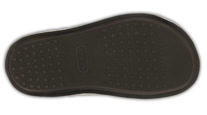 Crocs Classic Plaid Slipper Black/Oatmeal UK 3-4 EUR 36-37 US M4/W6 (203683-00Z)