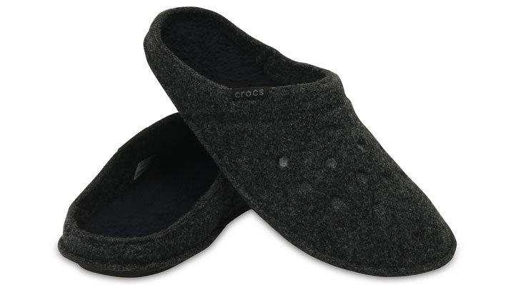 Crocs Classic Slipper Black/Black UK 12 EUR 48-49 US M13 (203600-060)