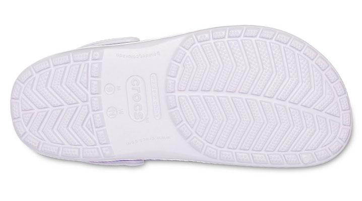 lavender crocband clog