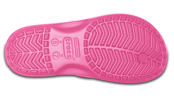 Crocs Crocband Flip Paradise Pink/White UK 3-4 EUR 36-37 US M4/W6 (11033-6NR)