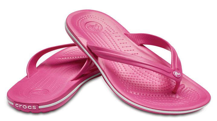 Crocs Crocband Flip Paradise Pink/White UK 3-4 EUR 36-37 US M4/W6 (11033-6NR)