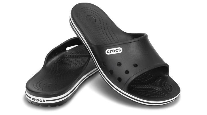 Crocs Crocband LoPro Slide Black UK 10-11 EUR 45-46 US M11 (15692-001)