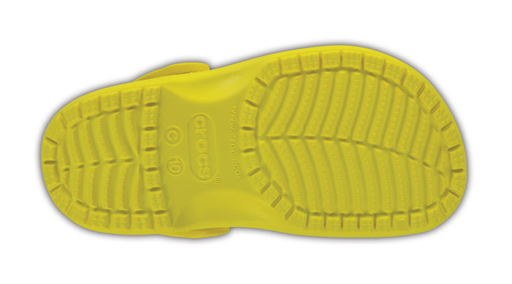 Crocs Kids Classic Clog Lemon UK 10 EUR 27-28 US C10 (204536-7C1)