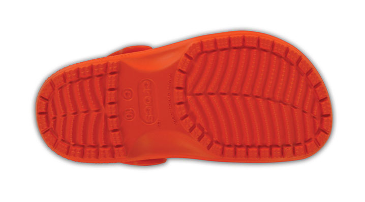 Crocs Kids Classic Clog Tangerine UK 3 EUR 34-35 US J3 (204536-817)