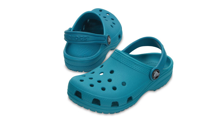 Crocs Kids Classic Clog Turquoise UK 1 EUR 32-33 US J1 (204536-440)