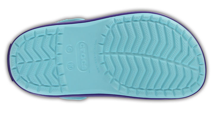 Crocs Kids Crocband Clog Ice Blue UK 1 EUR 32-33 US J1 (204537-4O9)