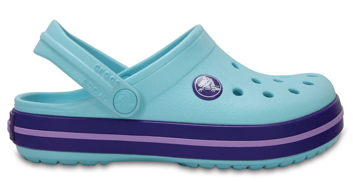 Crocs Kids Crocband Clog Ice Blue UK 1 EUR 32-33 US J1 (204537-4O9)