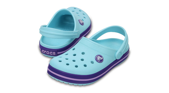 Crocs Kids Crocband Clog Ice Blue UK 3 EUR 34-35 US J3 (204537-4O9)