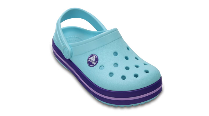 Crocs Kids Crocband Clog Ice Blue UK 8 EUR 24-25 US C8 (204537-4O9)