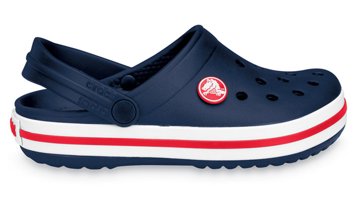 Crocs Kids Crocband Clog Navy/Red UK 3 EUR 34-35 US J3 (204537-485)