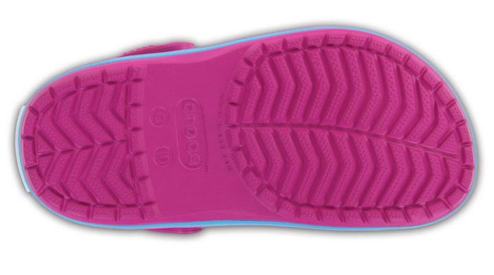 Crocs Kids Crocband Clog Vibrant Violet UK 3 EUR 34-35 US J3 (204537-59L)