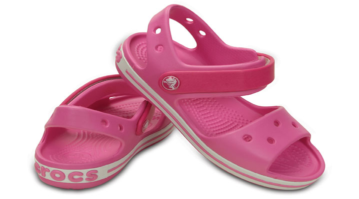 Crocs Kids Crocband Sandal Candy Pink/Party Pink UK 10 EUR 27-28 US C10 (12856-6LR)