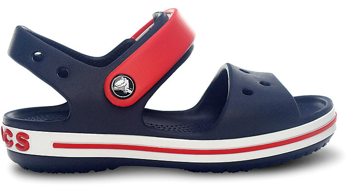 Crocs Kids Crocband Sandal Navy/Red UK 12 EUR 29-30 US C12 (12856-485)