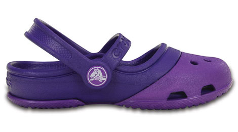 Crocs Kids Electro II Mary Jane PS Neon Purple/Ultraviolet UK 11 EUR 28-29 US C11 (200694-5C5)