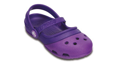 Crocs Kids Electro II Mary Jane PS Neon Purple/Ultraviolet UK 2 EUR 33-34 US J2 (200694-5C5)