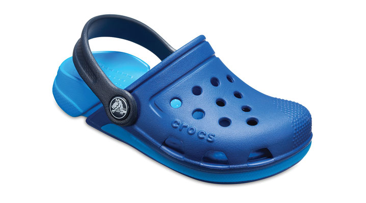 Crocs Kids Electro III Clog Blue Jean/Ocean UK 4 EUR 19-20 US C4 (204991-43L)