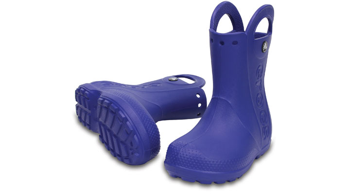 Crocs Kids Handle It Rain Boot Cerulean Blue UK 13 EUR 30-31 US C13 (12803-4O5)