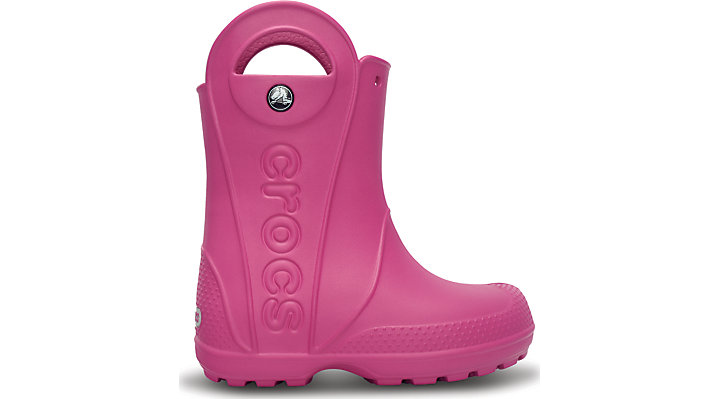 Crocs Kids Handle It Rain Boot Fuchsia UK 12 EUR 29-30 US C12 (12803-670)