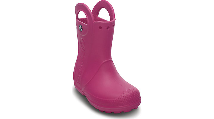Crocs Kids Handle It Rain Boot Fuchsia UK 12 EUR 29-30 US C12 (12803-670)
