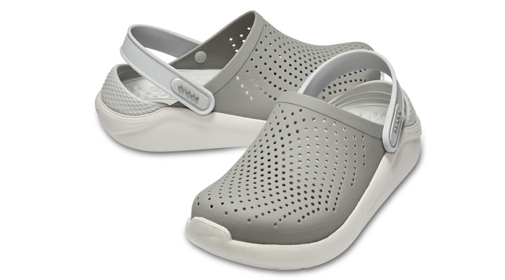 Crocs LiteRide Clog Smoke/Pearl White UK 12 EUR 48-49 US M13 (204592-06J)