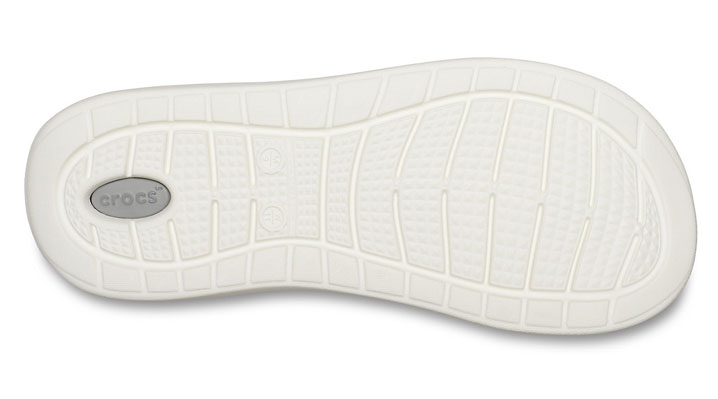 Crocs LiteRide Flip Smoke/Pearl White UK 10-11 EUR 45-46 US M11 (205182-06J)