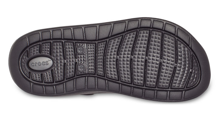 Crocs LiteRide Slide Black/Slate Grey UK 12 EUR 48-49 US M13 (205183-0DD)