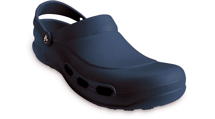 orange lined crocs