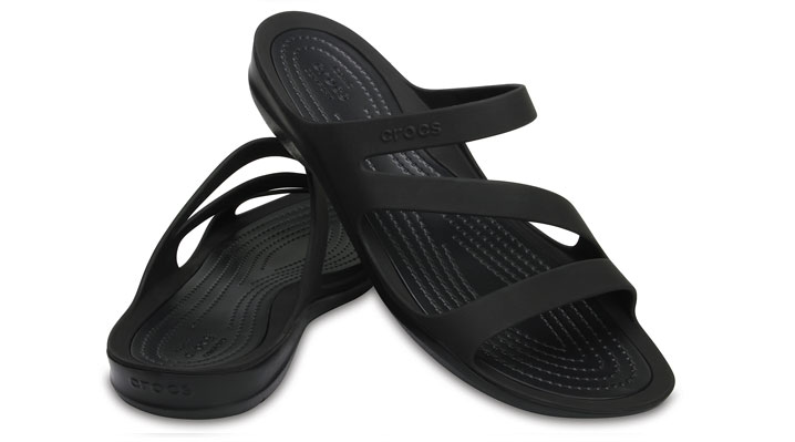Crocs Womens Swiftwater Sandal Black/Black UK 5 EUR 37-38 US W7 (203998-060)