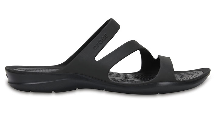 Crocs Womens Swiftwater Sandal Black/Black UK 6 EUR 38-39 US W8 (203998-060)