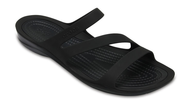 Crocs Womens Swiftwater Sandal Black/Black UK 7 EUR 39-40 US W9 (203998-060)