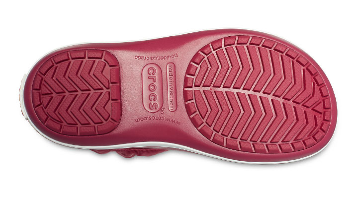 Crocs Womens Winter Puff Boot Pomegranate/White UK 9 EUR 42-43 US W11 (14614-6D7)