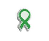 Jibbitz Charity Ribbons Green