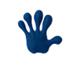 Jibbitz Hands Blue