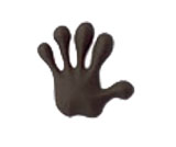 Jibbitz Hands Brown