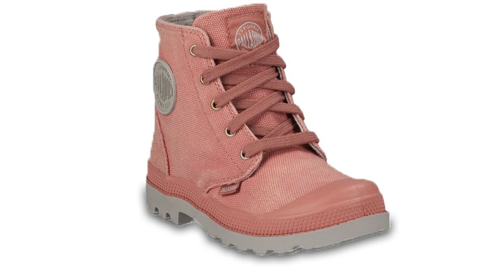 Palladium Kids Pampa Hi Zipper Old Rose/Vapor UK 10 EUR 28 (53196-635-M)