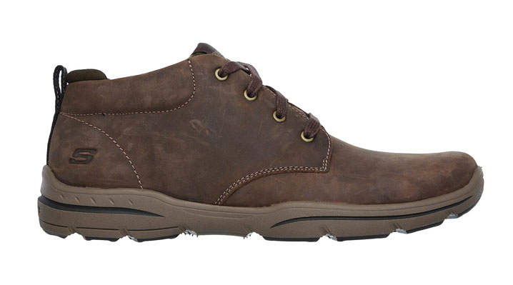 skechers relaxed fit harper melden men's ankle boots